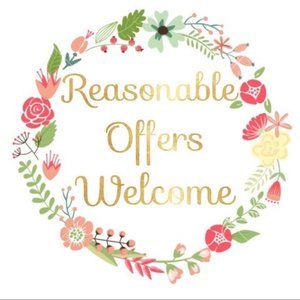Reasonable offers welcome